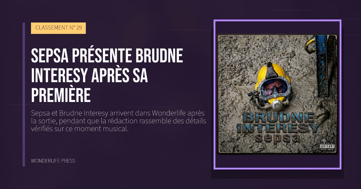 Wonderlife Press: Sepsa présente Brudne Interesy après sa première. pochette de la sortie. CLASSEMENT N° 29.