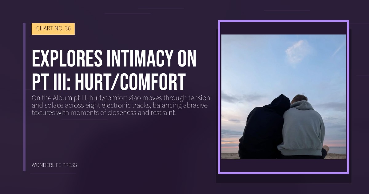 Wonderlife Press: Explores intimacy on pt III: hurt/comfort. release artwork. CHART NO. 36.
