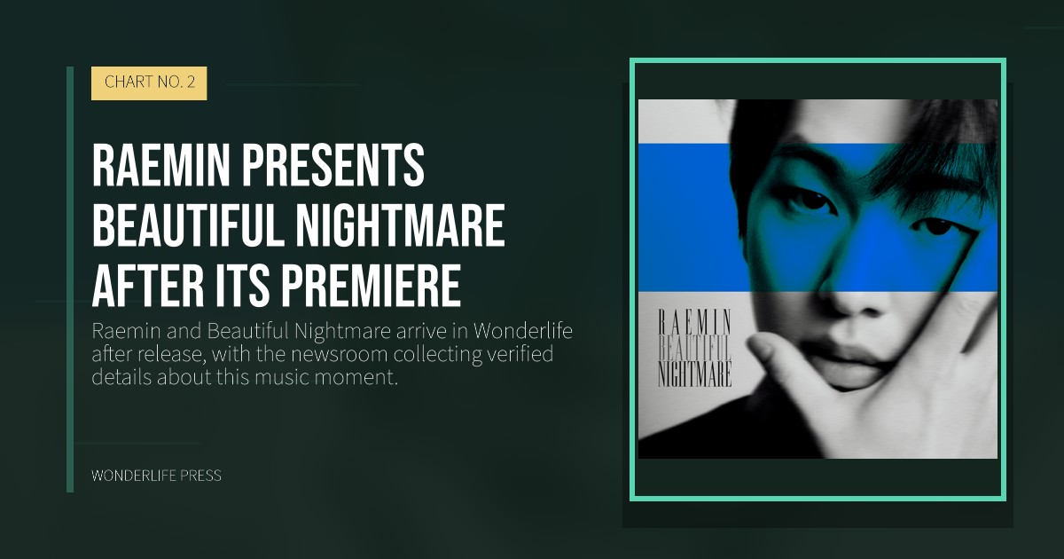 Wonderlife Press: Raemin presents Beautiful Nightmare after its premiere. release artwork. CHART NO. 2.