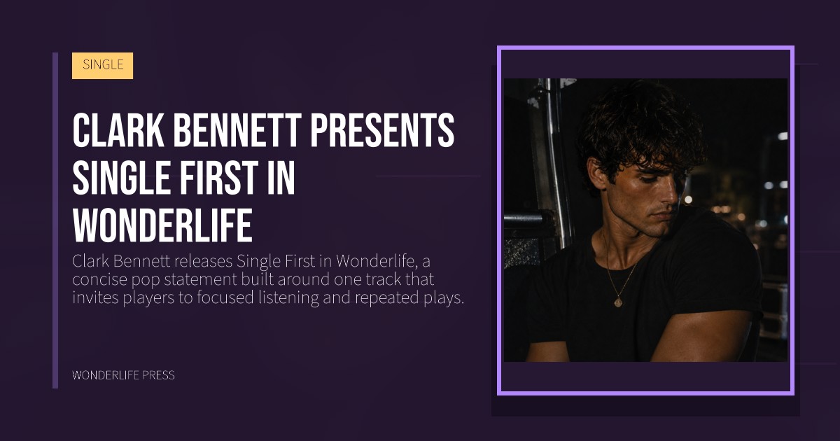 Wonderlife Press: Clark Bennett presents Single First in Wonderlife. release artwork. SINGLE.