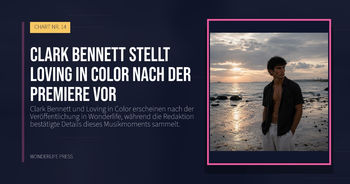 Wonderlife Press: Clark Bennett stellt Loving in Color nach der Premiere vor. Veröffentlichungscover. CHART NR. 14.