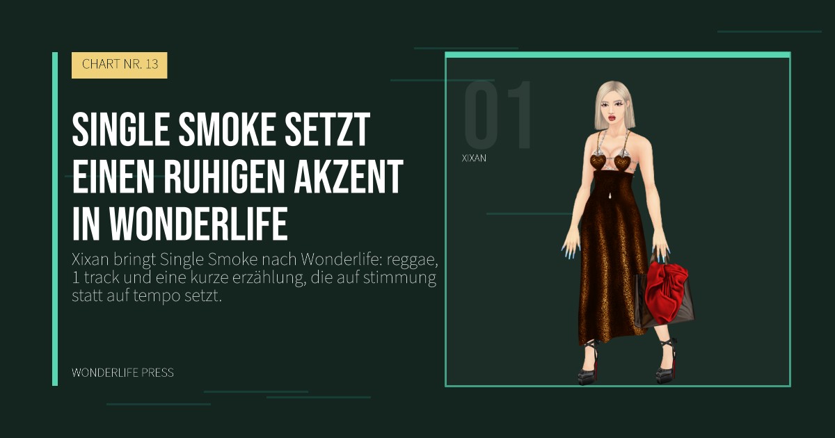 Wonderlife Press: Single Smoke setzt einen ruhigen akzent in Wonderlife. Künstlerporträt. CHART NR. 13.