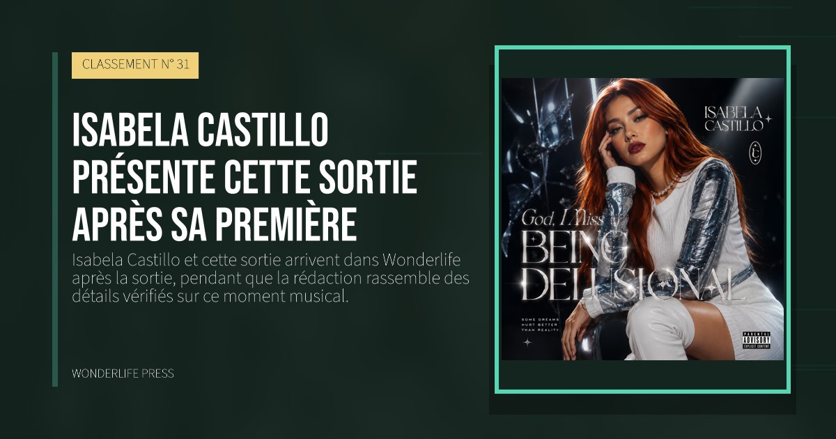 Wonderlife Press: Isabela Castillo présente cette sortie après sa première. pochette de la sortie. CLASSEMENT N° 31.