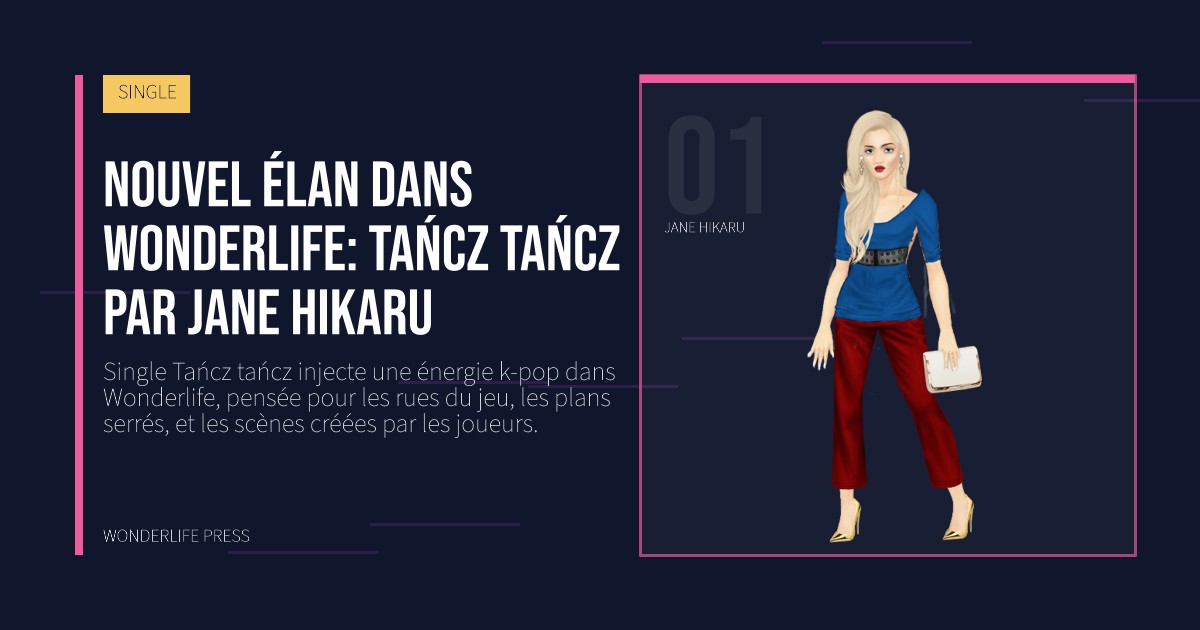 Wonderlife Press: Nouvel élan dans Wonderlife: Tańcz tańcz par Jane Hikaru. portrait des artistes. SINGLE.