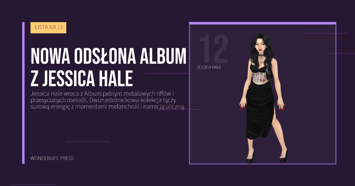 Wonderlife Press: nowa odsłona ALBUM z Jessica Hale. portret artystów. LISTA NR 13.