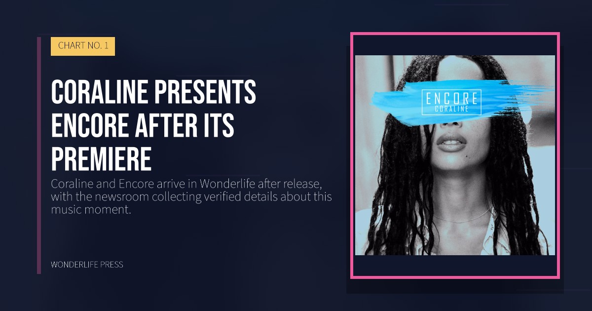 Wonderlife Press: Coraline presents Encore after its premiere. release artwork. CHART NO. 1.