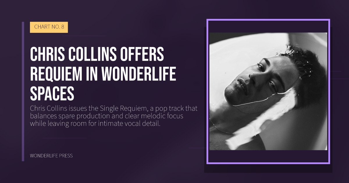 Wonderlife Press: Chris Collins offers Requiem in Wonderlife spaces. release artwork. CHART NO. 8.