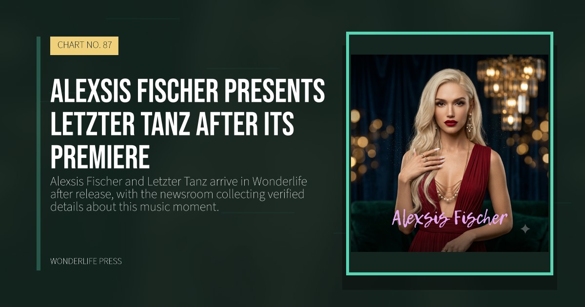 Wonderlife Press: Alexsis Fischer presents Letzter Tanz after its premiere. release artwork. CHART NO. 87.
