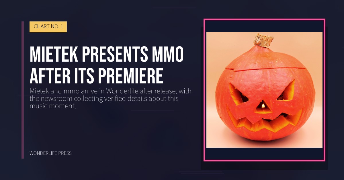 Wonderlife Press: Mietek presents mmo after its premiere. release artwork. CHART NO. 1.