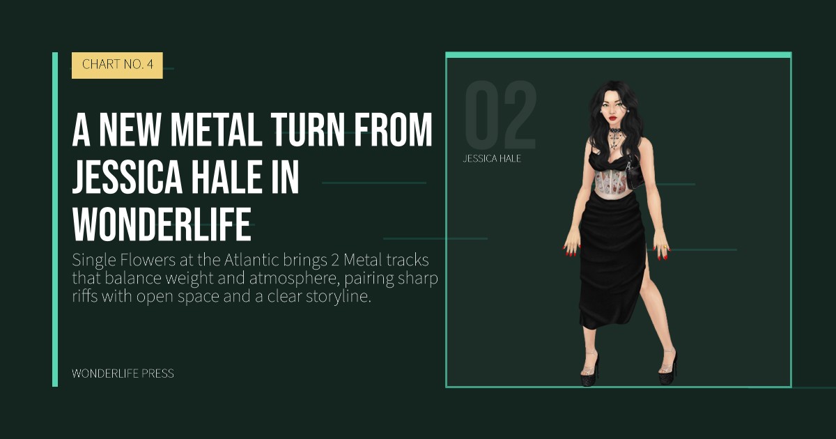 Wonderlife Press: A new Metal turn from Jessica Hale in Wonderlife. artist portrait. CHART NO. 4.