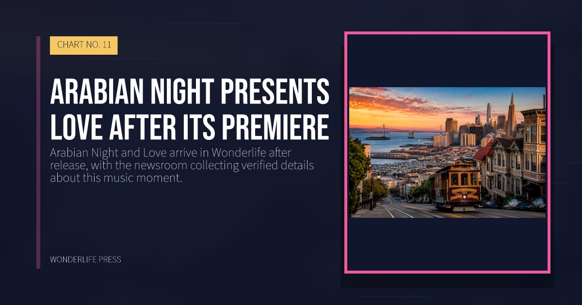 Wonderlife Press: Arabian Night presents Love after its premiere. release artwork. CHART NO. 11.
