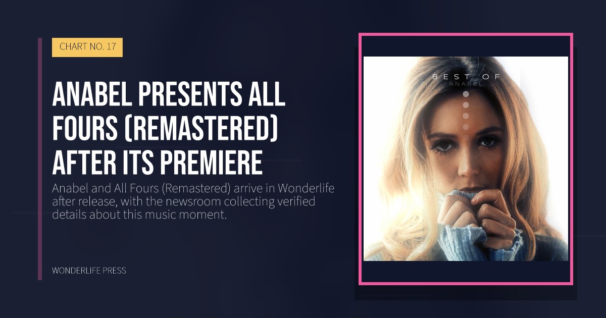 Wonderlife Press: Anabel presents All Fours (Remastered) after its premiere. release artwork. CHART NO. 17.