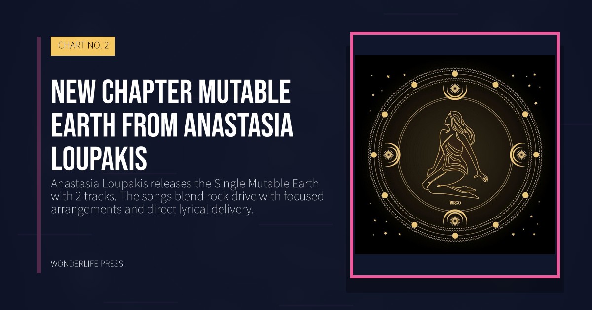 Wonderlife Press: new chapter mutable Earth from Anastasia Loupakis. release artwork. CHART NO. 2.