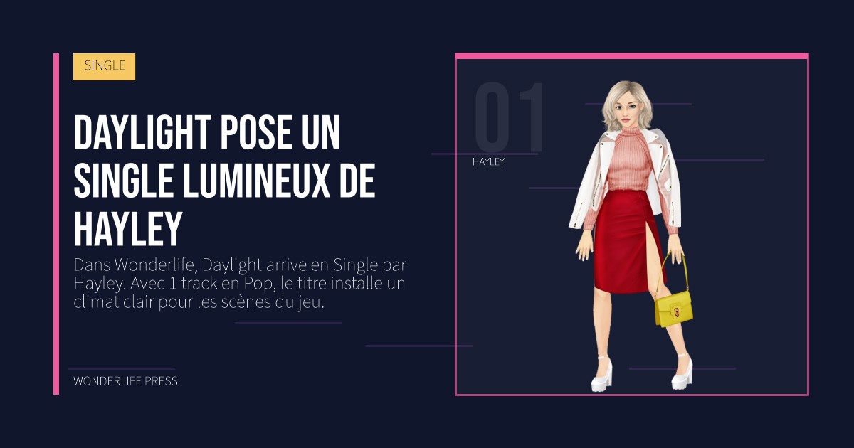 Wonderlife Press: Daylight pose un Single lumineux de Hayley. portrait des artistes. SINGLE.
