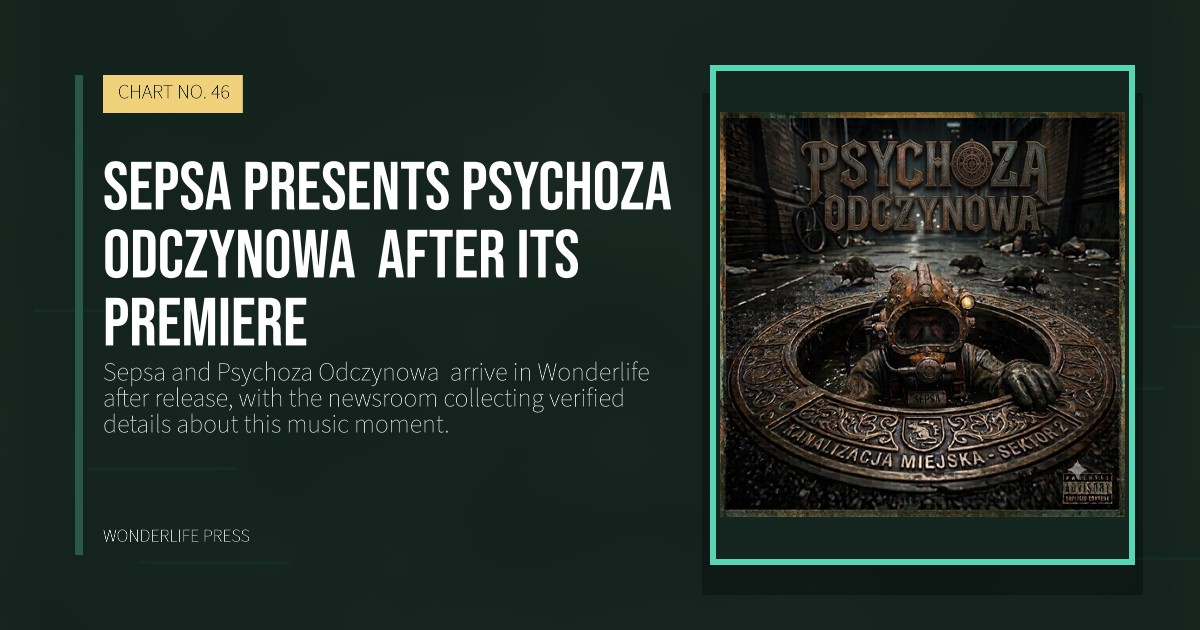 Wonderlife Press: Sepsa presents Psychoza Odczynowa  after its premiere. release artwork. CHART NO. 46.
