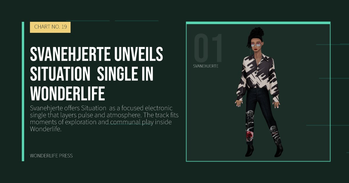 Wonderlife Press: Svanehjerte unveils Situation  single in Wonderlife. artist portrait. CHART NO. 19.