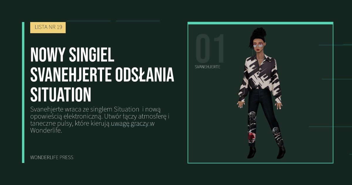 Wonderlife Press: Nowy singiel Svanehjerte odsłania Situation. portret artystów. LISTA NR 19.