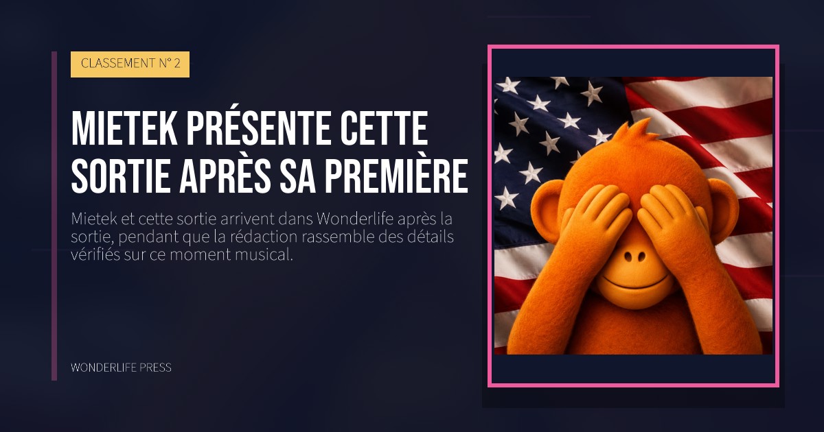 Wonderlife Press: Mietek présente cette sortie après sa première. pochette de la sortie. CLASSEMENT N° 2.