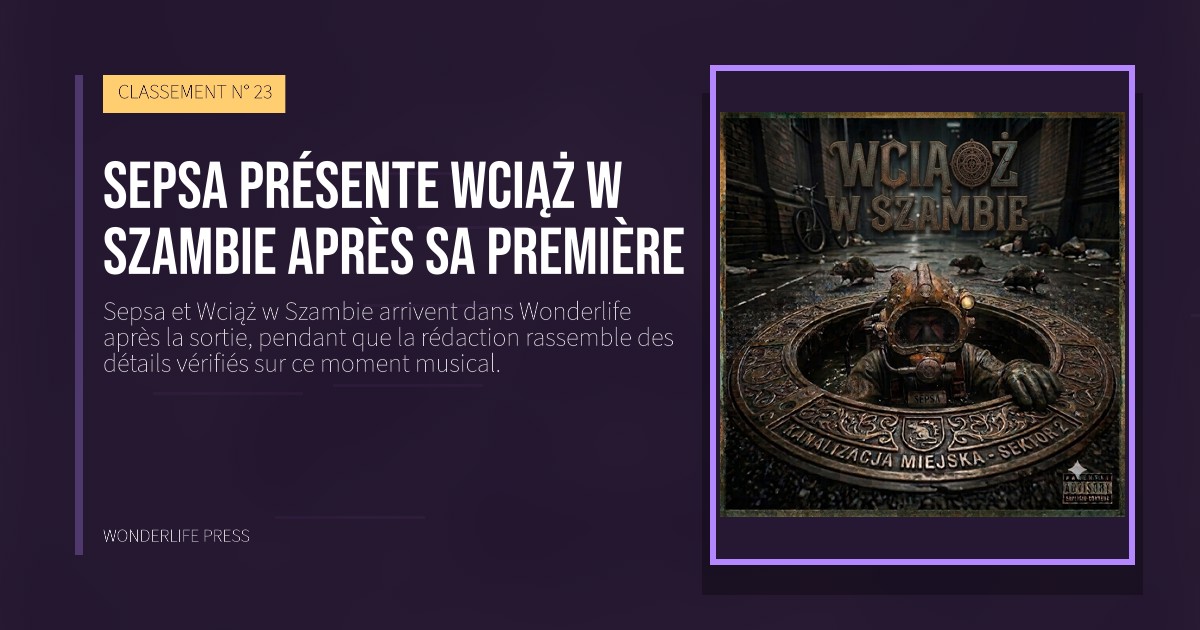 Wonderlife Press: Sepsa présente Wciąż w Szambie après sa première. pochette de la sortie. CLASSEMENT N° 23.