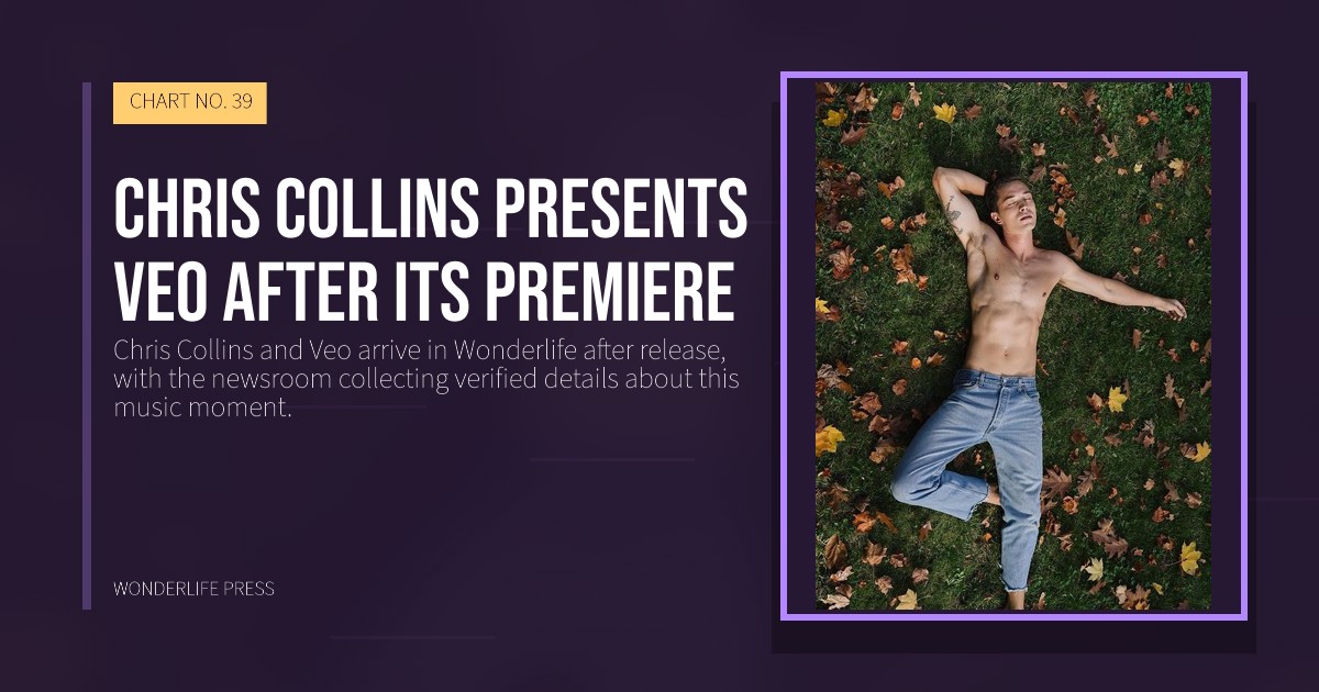 Wonderlife Press: Chris Collins presents Veo after its premiere. release artwork. CHART NO. 39.