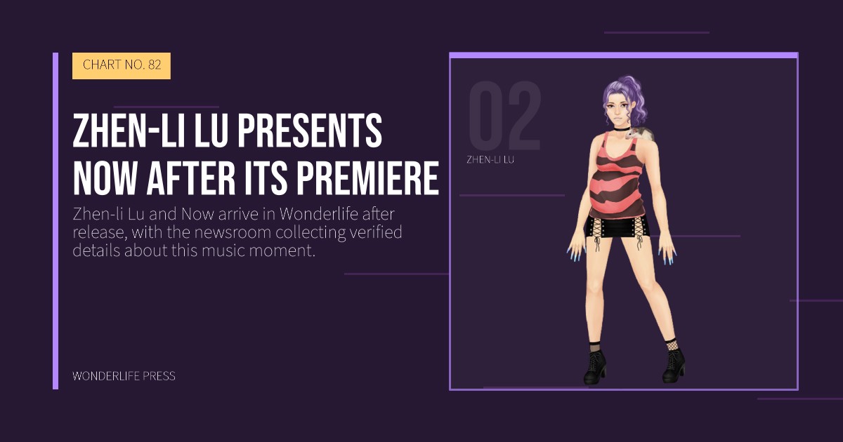 Wonderlife Press: Zhen-li Lu presents Now after its premiere. artist portrait. CHART NO. 82.