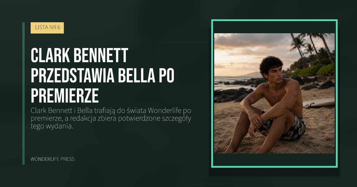 Wonderlife Press: Clark Bennett przedstawia Bella po premierze. okładka wydawnictwa. LISTA NR 6.