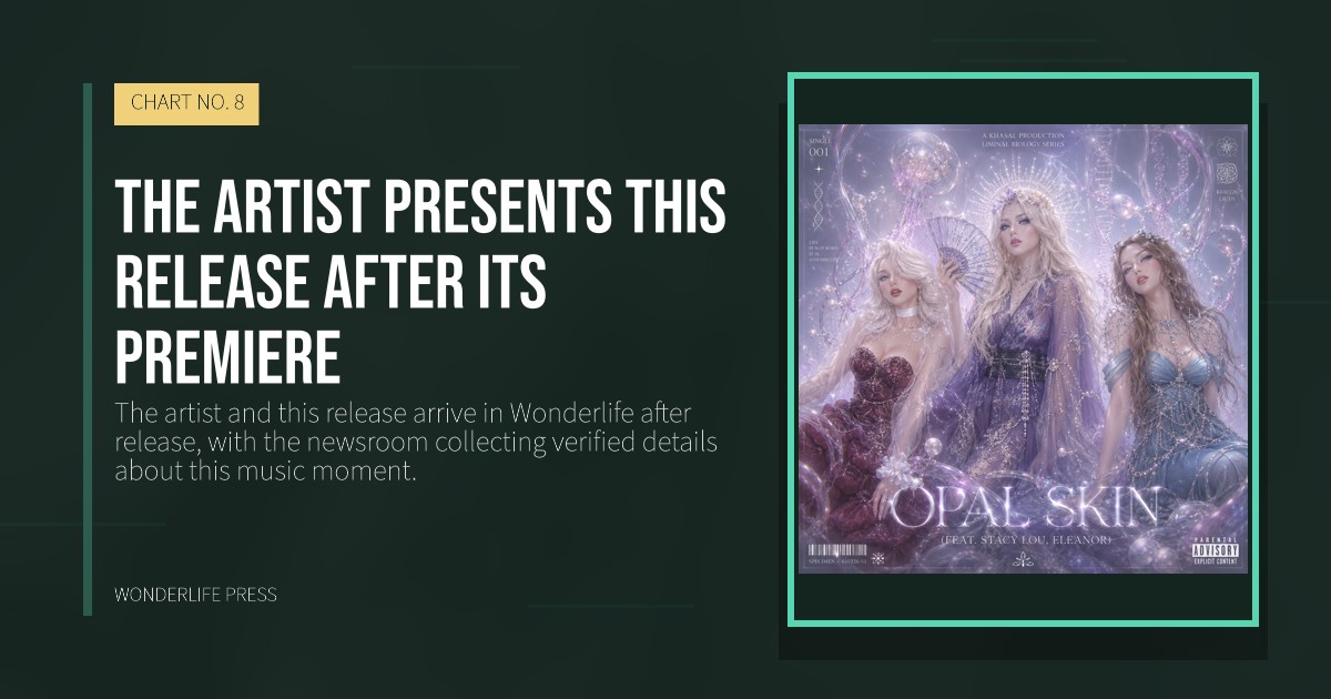 Wonderlife Press: The artist presents this release after its premiere. release artwork. CHART NO. 8.
