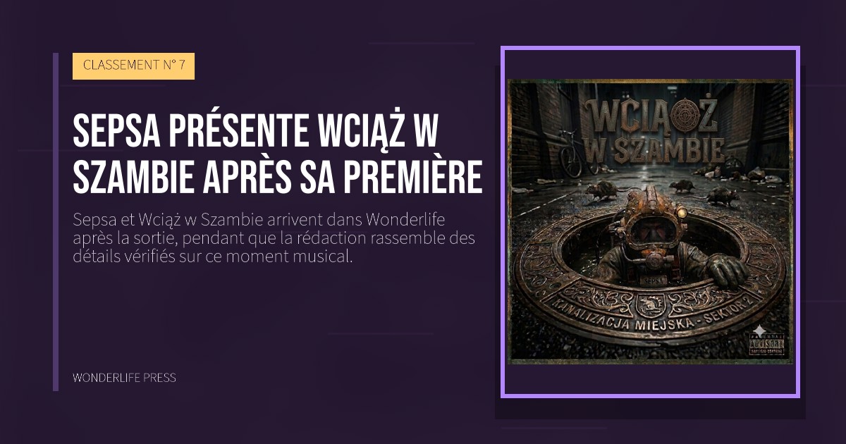 Wonderlife Press: Sepsa présente Wciąż w Szambie après sa première. pochette de la sortie. CLASSEMENT N° 7.