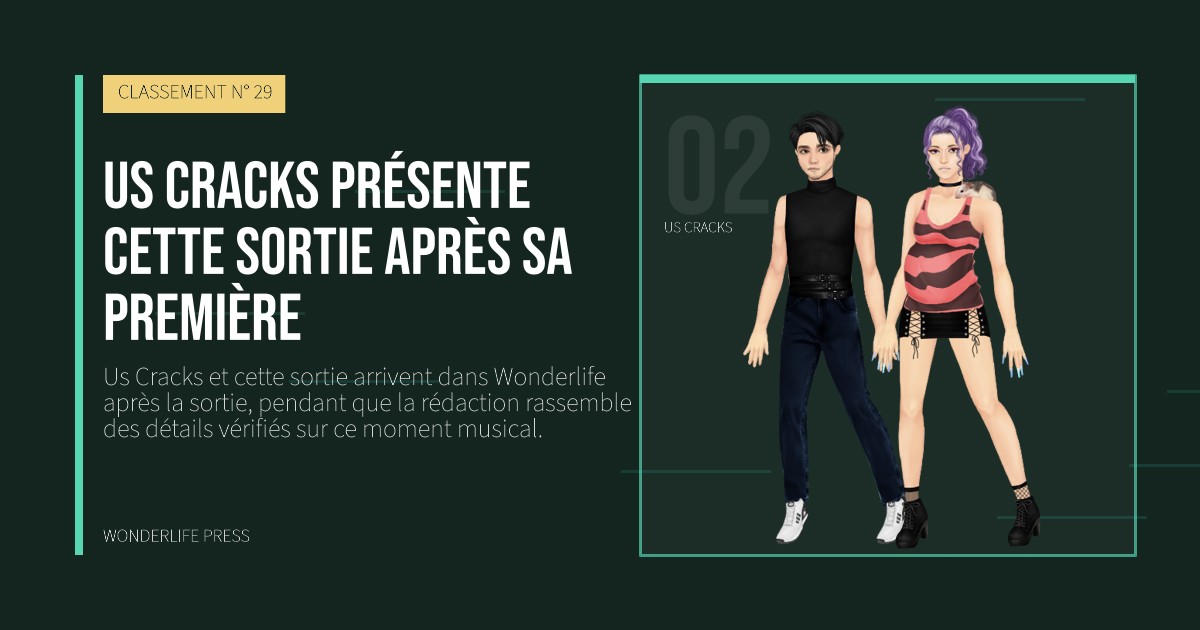 Wonderlife Press: Us Cracks présente cette sortie après sa première. portrait des artistes. CLASSEMENT N° 29.