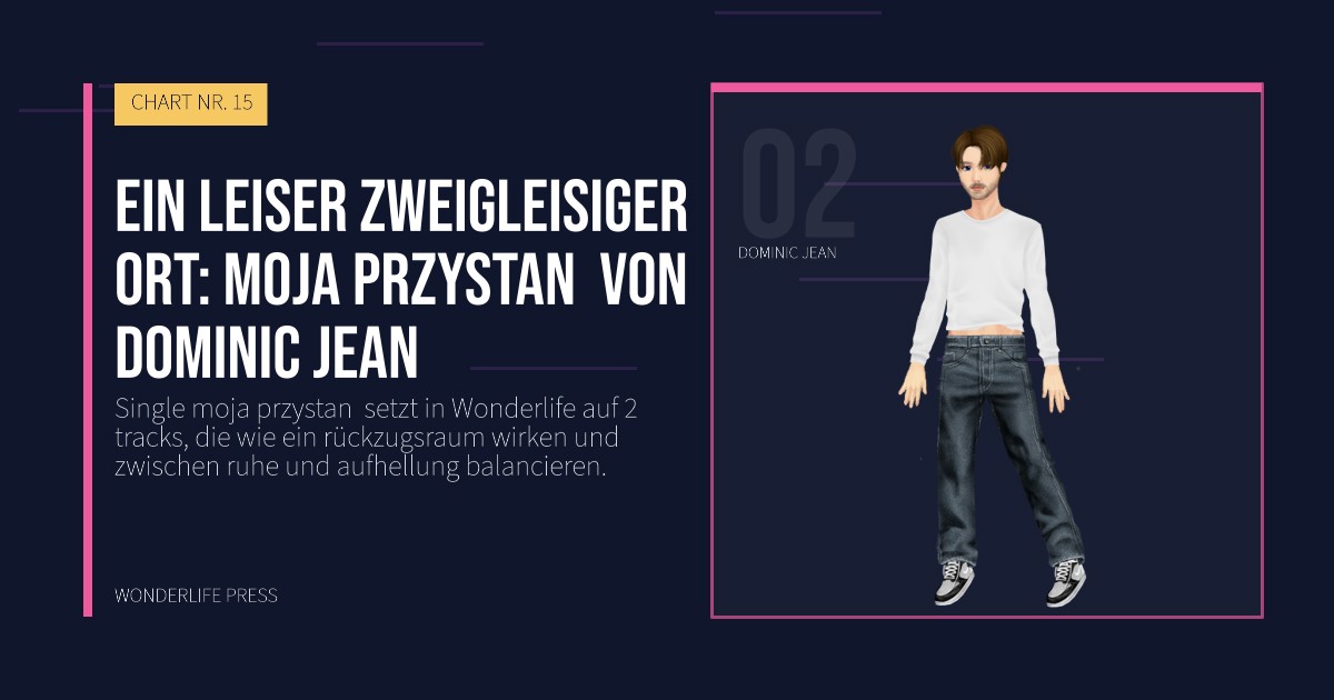 Wonderlife Press: Ein leiser zweigleisiger ort: moja przystan  von Dominic Jean. Künstlerporträt. CHART NR. 15.