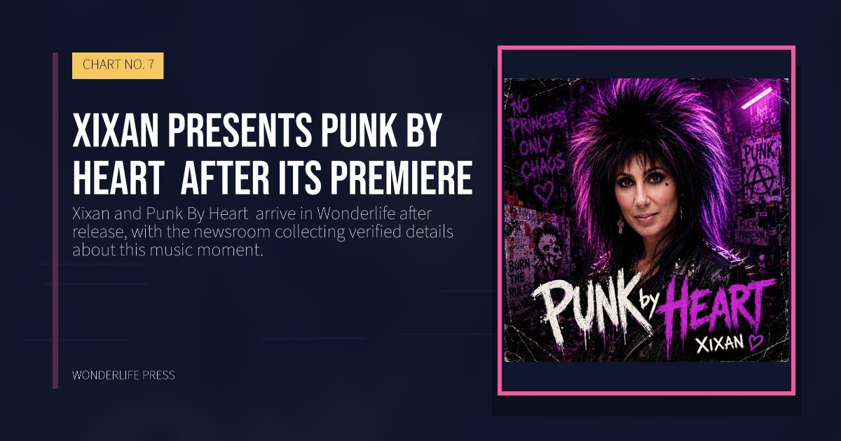 Wonderlife Press: Xixan presents Punk By Heart  after its premiere. release artwork. CHART NO. 7.