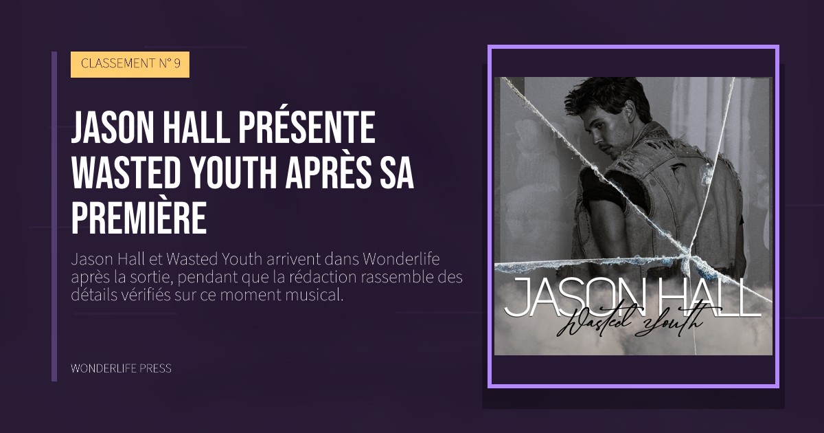 Wonderlife Press: Jason Hall présente Wasted Youth après sa première. pochette de la sortie. CLASSEMENT N° 9.