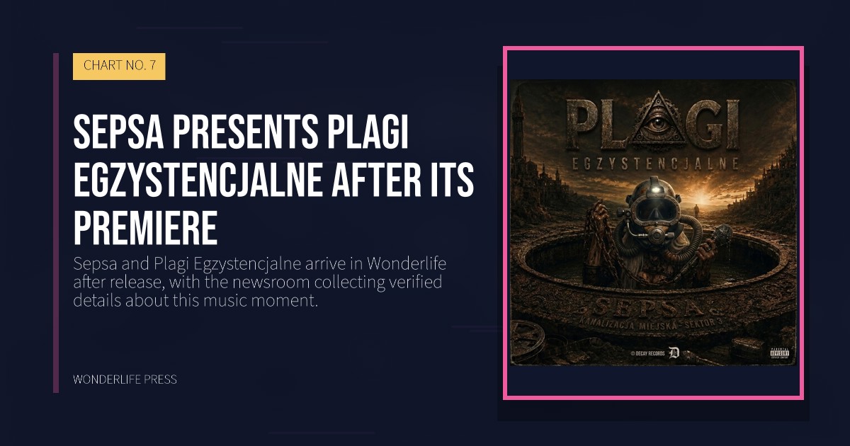 Wonderlife Press: Sepsa presents Plagi Egzystencjalne after its premiere. release artwork. CHART NO. 7.
