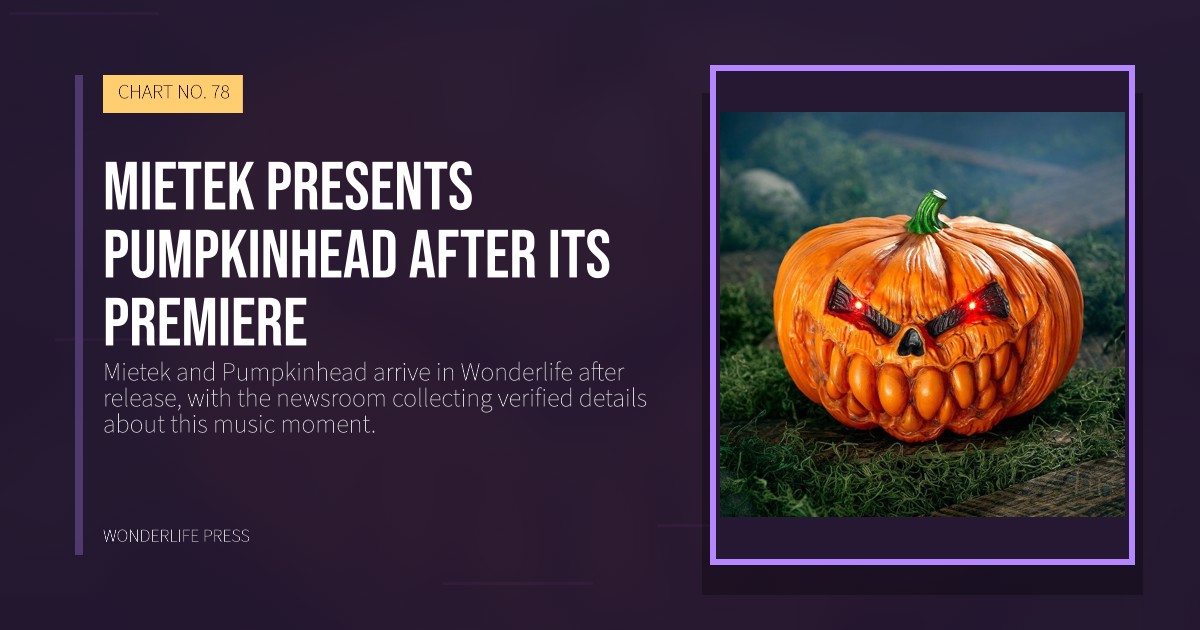 Wonderlife Press: Mietek presents Pumpkinhead after its premiere. release artwork. CHART NO. 78.