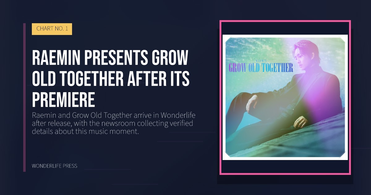 Wonderlife Press: Raemin presents Grow Old Together after its premiere. release artwork. CHART NO. 1.
