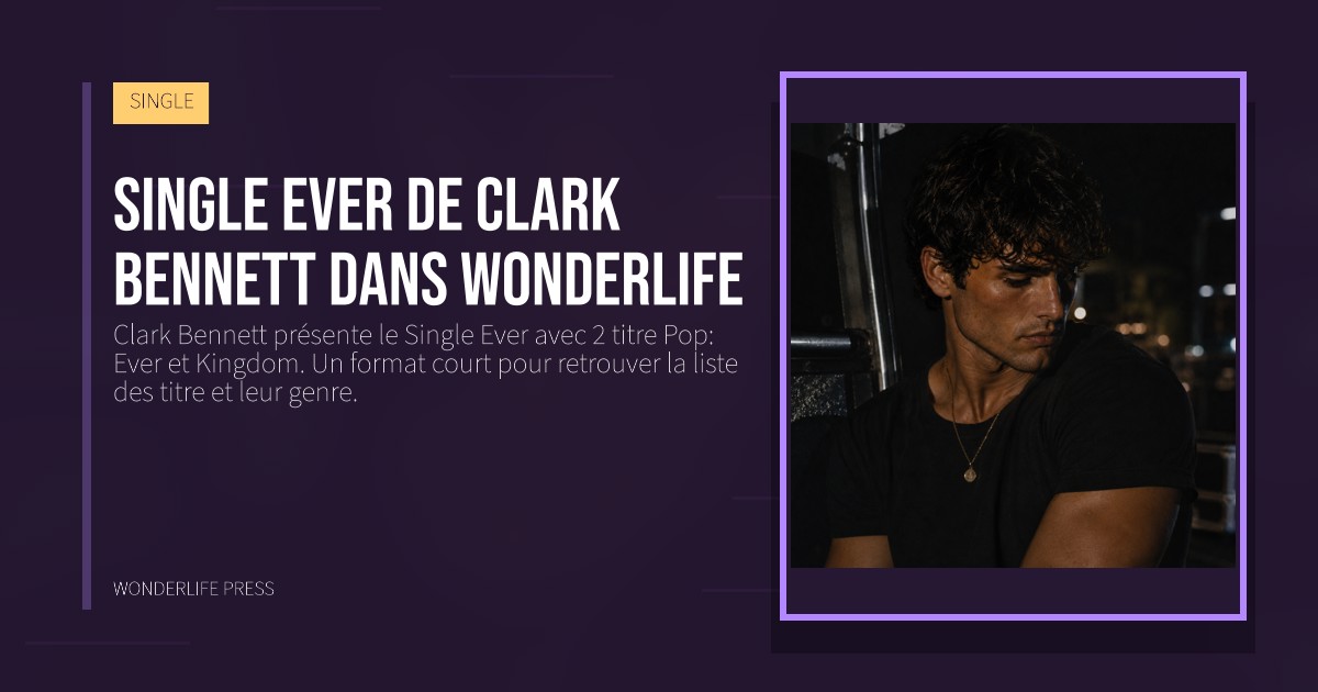Wonderlife Press: Single Ever de Clark Bennett dans Wonderlife. pochette de la sortie. SINGLE.