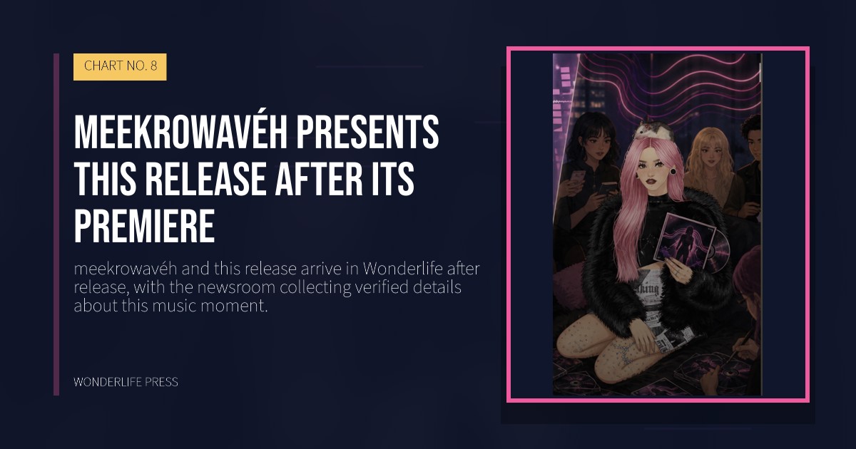 Wonderlife Press: meekrowavéh presents this release after its premiere. release artwork. CHART NO. 8.