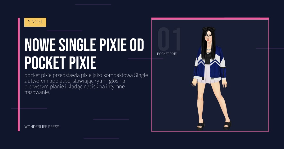 Wonderlife Press: Nowe Single pixie od pocket pixie. portret artystów. SINGIEL.
