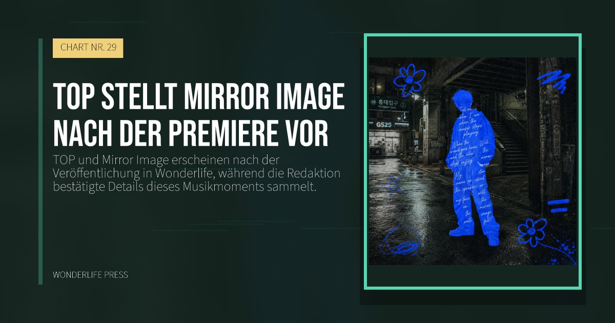 Wonderlife Press: TOP stellt Mirror Image nach der Premiere vor. Veröffentlichungscover. CHART NR. 29.