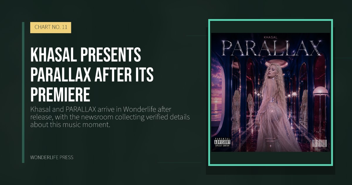 Wonderlife Press: Khasal presents PARALLAX after its premiere. release artwork. CHART NO. 11.