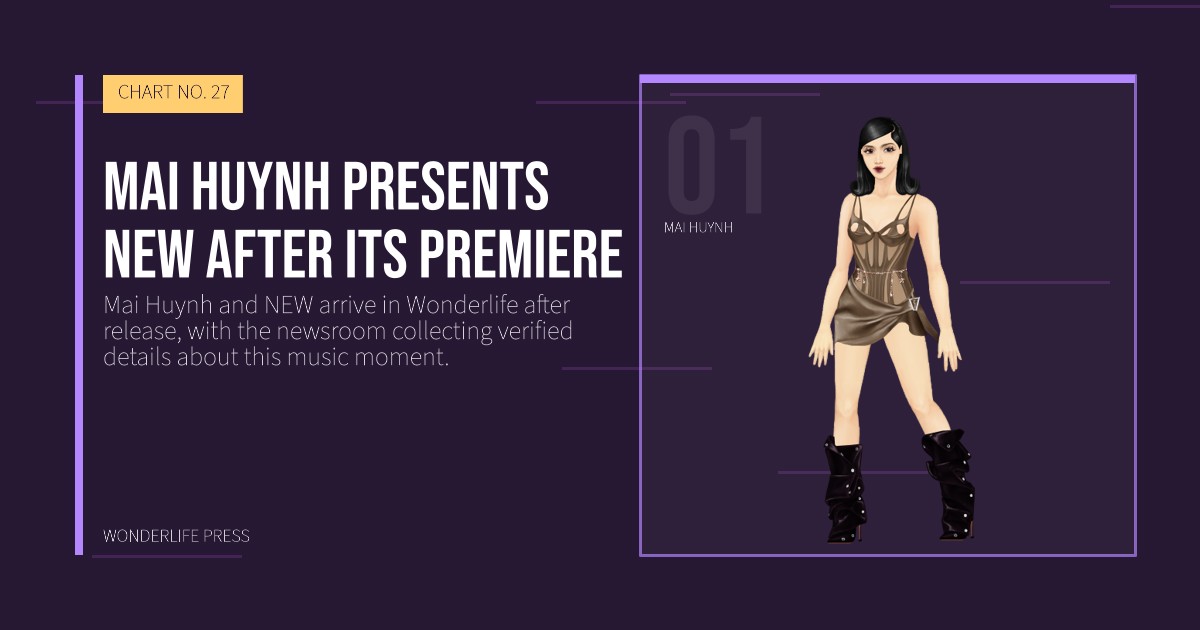Wonderlife Press: Mai Huynh presents NEW after its premiere. artist portrait. CHART NO. 27.