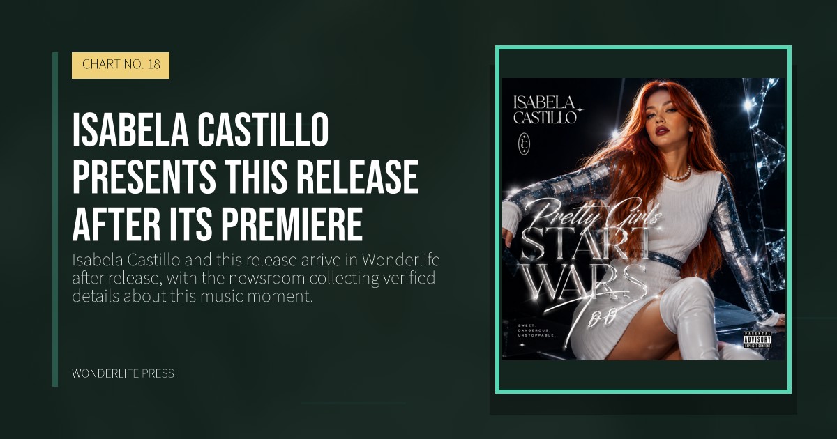 Wonderlife Press: Isabela Castillo presents this release after its premiere. release artwork. CHART NO. 18.