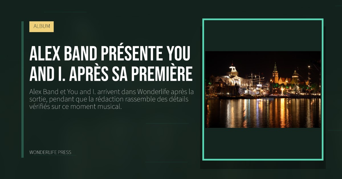 Wonderlife Press: Alex Band présente You and I. après sa première. pochette de la sortie. ALBUM.