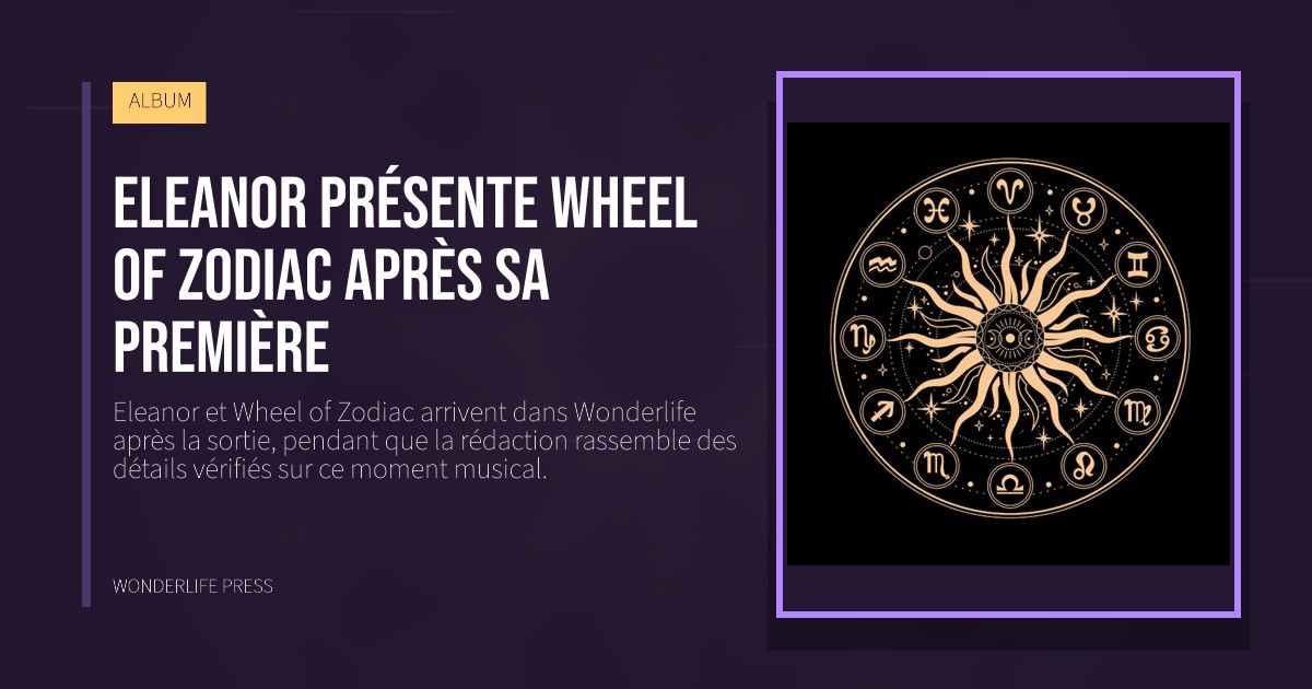 Wonderlife Press: Eleanor présente Wheel of Zodiac après sa première. pochette de la sortie. ALBUM.
