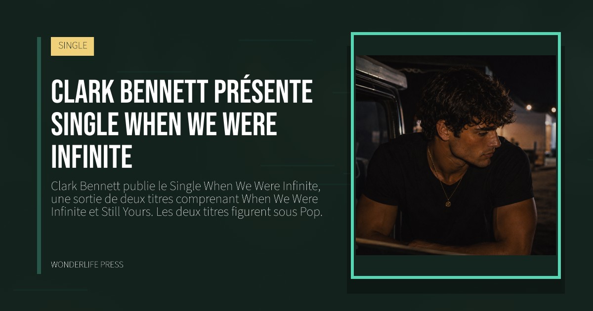 Wonderlife Press: Clark Bennett présente Single When We Were Infinite. pochette de la sortie. SINGLE.