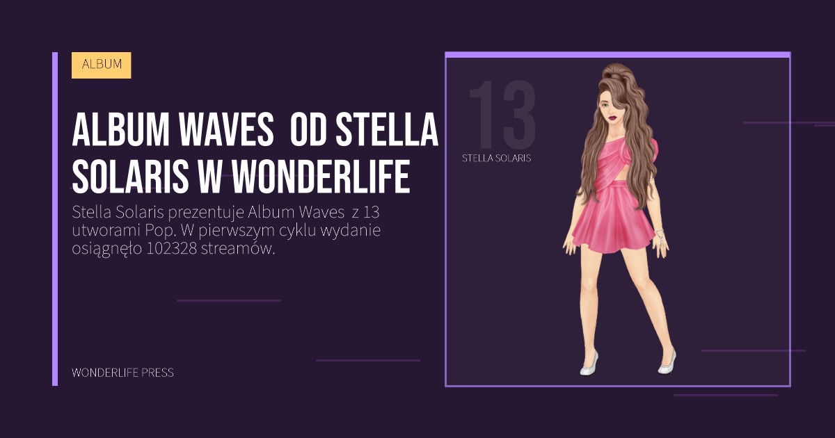 Wonderlife Press: Album Waves od Stella Solaris w Wonderlife. portret artystów. ALBUM.