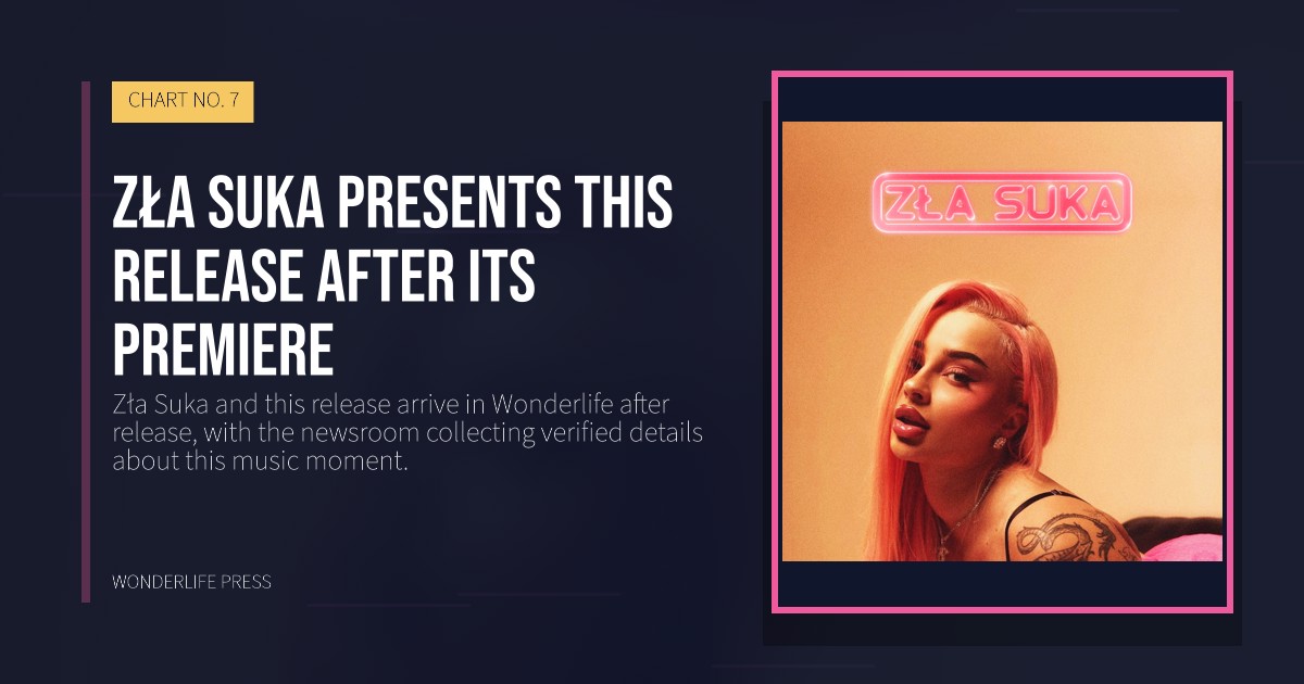 Wonderlife Press: Zła Suka presents this release after its premiere. release artwork. CHART NO. 7.