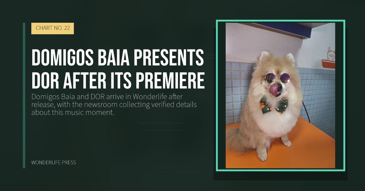 Wonderlife Press: Domigos Baia presents DOR after its premiere. release artwork. CHART NO. 22.