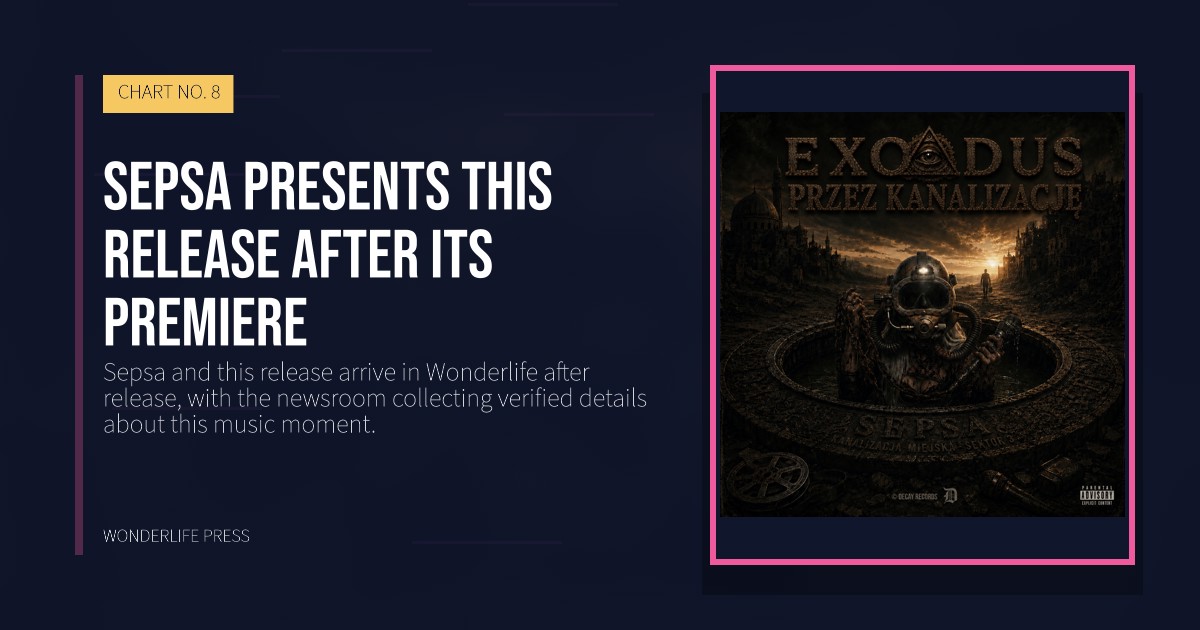 Wonderlife Press: Sepsa presents this release after its premiere. release artwork. CHART NO. 8.