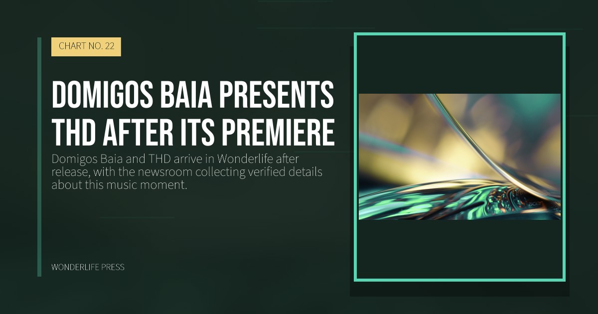 Wonderlife Press: Domigos Baia presents THD after its premiere. release artwork. CHART NO. 22.